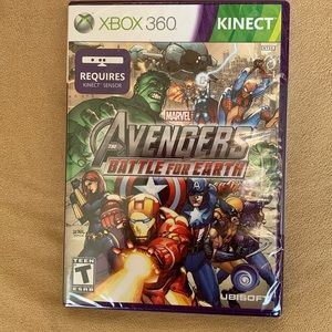 Sealed Xbox 360 Kinect Marvel Avengers Battle for Earth NEW Factory Sealed Game